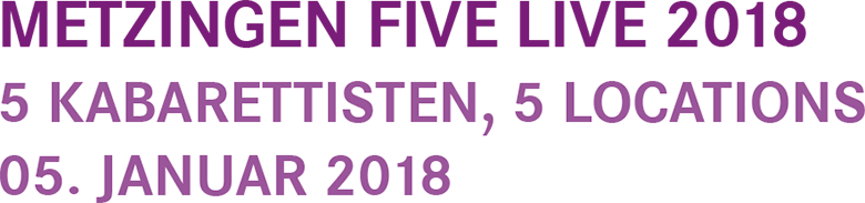 FIVE LIVE: 2018